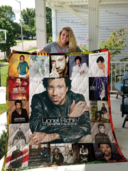 Buy Lionel Richie Albums Cover Poster Quilt Blanket & Quilt Bedding Set