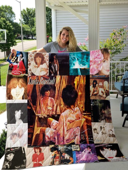 Buy Linda Ronstadt Albums Quilt Blanket & Quilt Bedding Set For Fans Ver 17