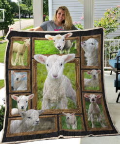 Buy Little Lamb Quilt Blanket & Quilt Bedding Set Great Customized Gifts For Birthday Christmas Thanksgiving Perfect Gifts For Lamb Lover