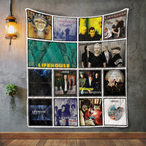 Buy Lifehouse Album Covers Quilt Blanket & Quilt Bedding Set