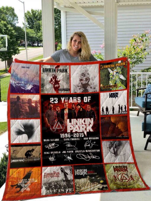 Buy Linkin Park Quilt Blanket & Quilt Bedding Set 01