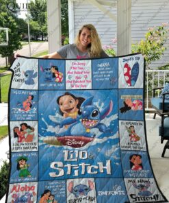 Buy Lilo &Amp;Amp; Stitch Quilt Blanket & Quilt Bedding Set For Fans Ver 17