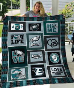 Buy Limited Edition Philadelphia Eagles Quilt Blanket & Quilt Bedding Set - Meteew