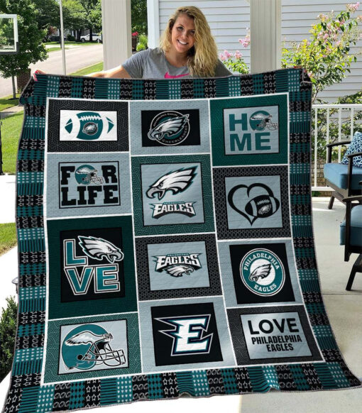 Buy Limited Edition Philadelphia Eagles Quilt Blanket & Quilt Bedding Set - Meteew