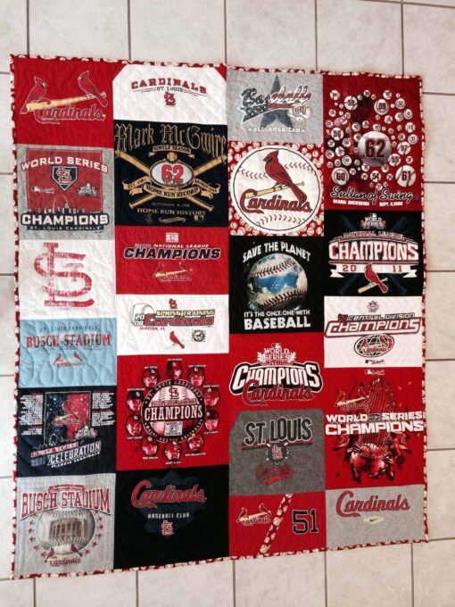 Buy Limited Edition St Louis Cardinals Quilt Blanket & Quilt Bedding Set