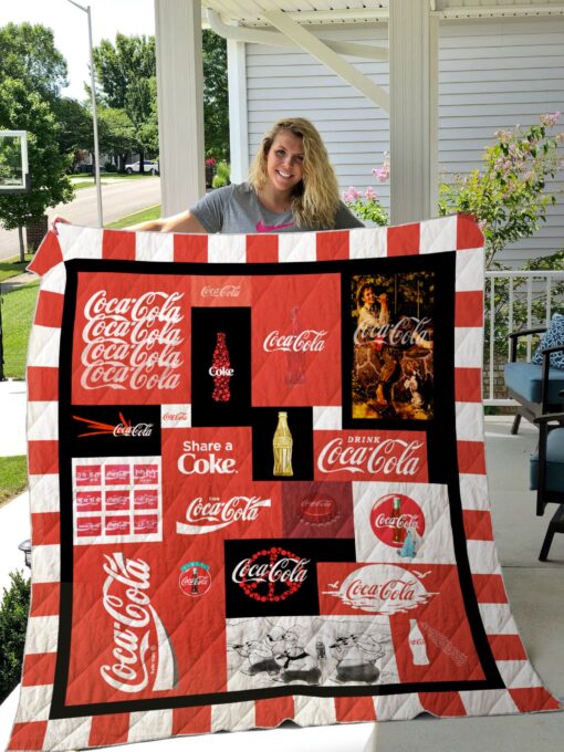 Buy Limited Edition Coca Cola Quilt Blanket & Quilt Bedding Set