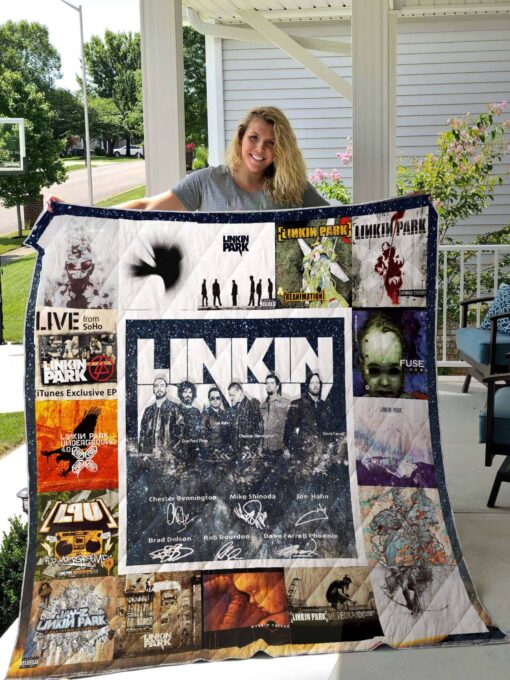 Buy Linkin Park Quilt Blanket & Quilt Bedding Set - Meteew