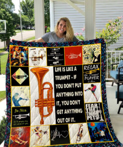 Buy Life Is Like A Trumpet If You Don'T Put Anything Into It You Don'T Get Anything Out Of It Quilt Blanket & Quilt Bedding Set Great Customized Blanket Gifts For Birthday Christmas Thanksgiving