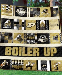 Buy Limited Edition Purdue Boilermakers Quilt Blanket & Quilt Bedding Set