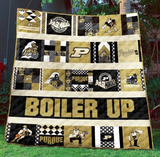 Buy Limited Edition Purdue Boilermakers Quilt Blanket & Quilt Bedding Set