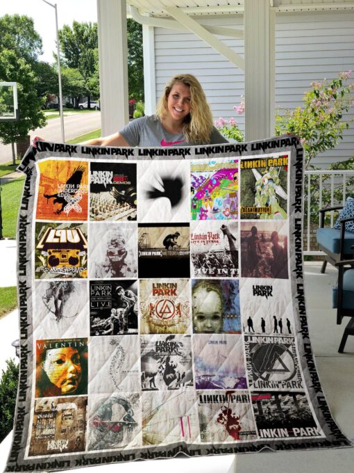 Buy Linkin Park Albums Cover Poster Quilt Blanket & Quilt Bedding Set Ver 2