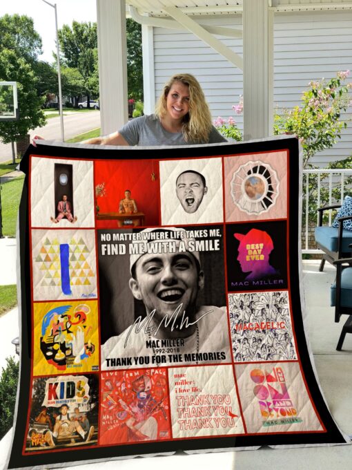 Buy Mac Miller Quilt Blanket & Quilt Bedding Set - Meteew