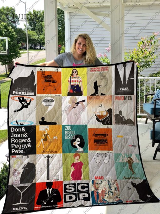 Buy Mad Men Quilt Blanket & Quilt Bedding Set For Fans