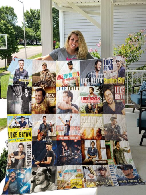 Buy Luke Bryan Like We Ain'T Ever Quilt Blanket & Quilt Bedding Set Great Customized Blanket Gifts For Birthday Christmas Thanksgiving