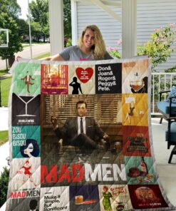 Buy Mad Men Poster Quilt Blanket & Quilt Bedding Set