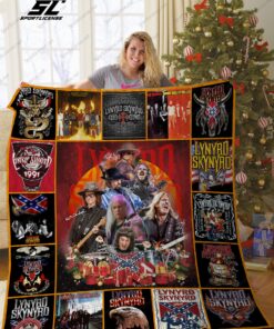 Buy Lynyrd Skynyrd Band Christmas Quilt Blanket & Quilt Bedding Set