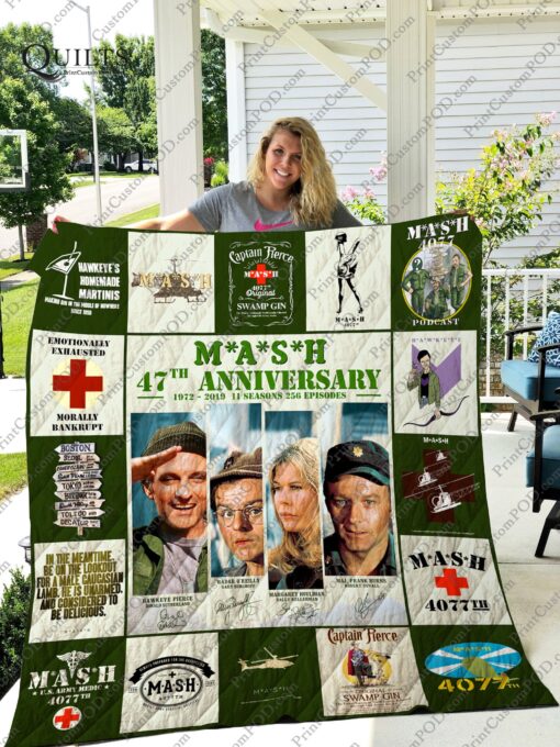 Buy M*A*S*H (Tv Series) 47Th Anniversary Quilt Blanket & Quilt Bedding Set For Fans Ver 17