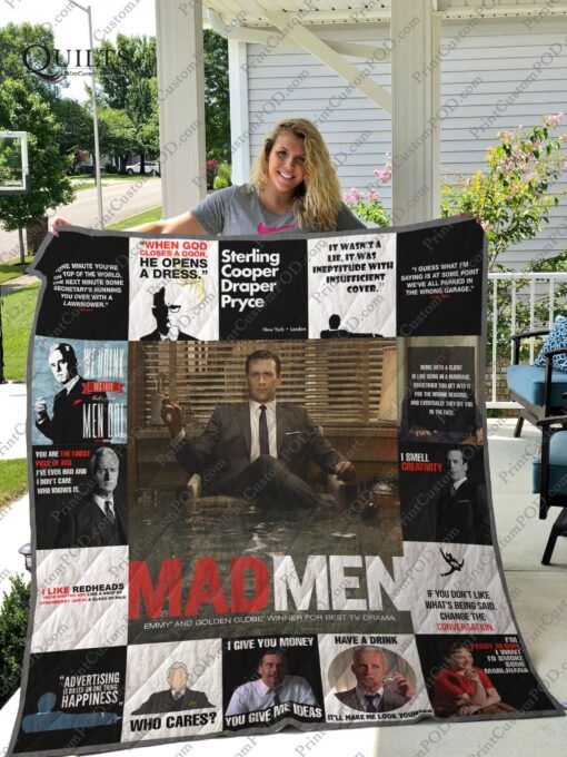 Buy Mad Men T-Shirt Quilt Blanket & Quilt Bedding Set