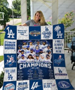 Buy Los Angeles Dodgers Ws2020 Quilt Blanket & Quilt Bedding Set