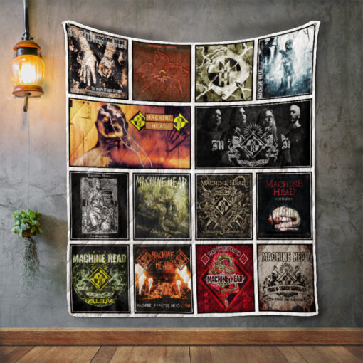 Buy Machine Head Album Covers Quilt Blanket & Quilt Bedding Set