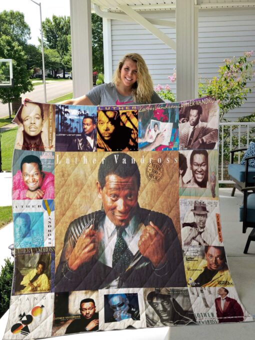 Buy Luther Vandross Albums Quilt Blanket & Quilt Bedding Set For Fans Ver 17