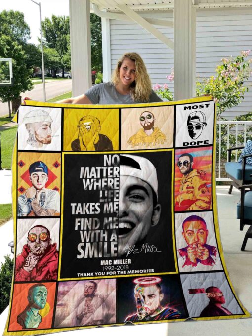 Buy Mac Miller Quilt Blanket & Quilt Bedding Set 03