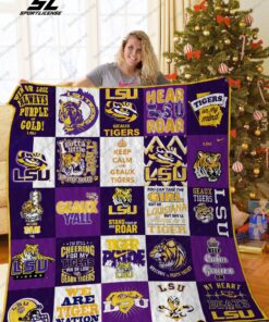 Buy Lsu Tigers Quilt Blanket & Quilt Bedding Set Ver 03