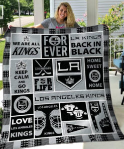 Buy Los Angeles Kings Quilt Blanket & Quilt Bedding Set 03