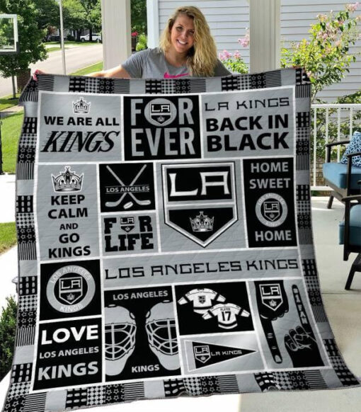 Buy Los Angeles Kings Quilt Blanket & Quilt Bedding Set 03