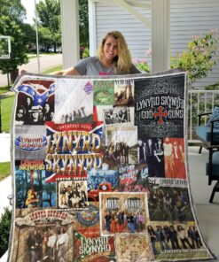 Buy Lynyrd Skynyrd Albums Cover Poster Quilt Blanket & Quilt Bedding Set Ver 4