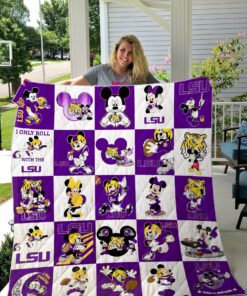 Buy Lsu + Mickey Quilt Blanket & Quilt Bedding Set