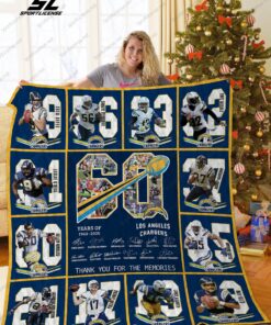 Buy Los Angeles Chargers Quilt Blanket & Quilt Bedding Set Ver 17