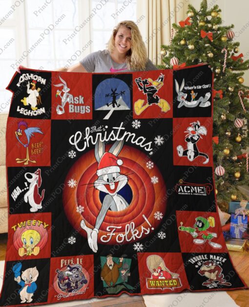 Buy Looney Tunes Christmas Quilt Blanket & Quilt Bedding Set - Meteew