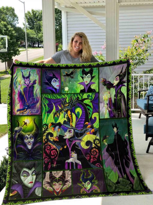 Buy Maleficent 2 Pics Quilt Blanket & Quilt Bedding Set 01