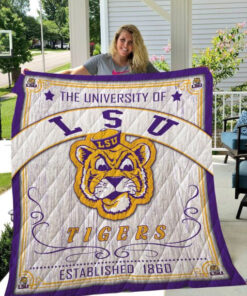 Buy Lsu Tigers Quilt Blanket & Quilt Bedding Set