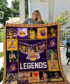 Buy Los Angeles Lakers Legends All Season Plus Size Quilt Blanket & Quilt Bedding Set