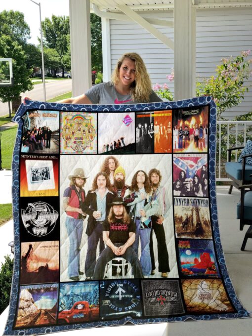 Buy Lynyrd Skynyrd Style 2 Album Covers Quilt Blanket & Quilt Bedding Set