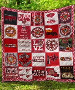 Buy Louisiana Ragin’ Cajuns Quilt Blanket & Quilt Bedding Set