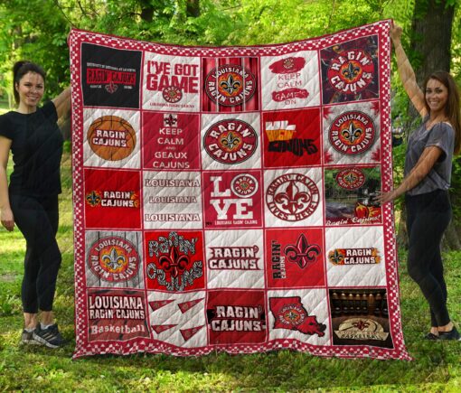 Buy Louisiana Ragin’ Cajuns Quilt Blanket & Quilt Bedding Set