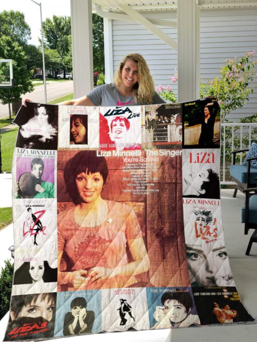 Buy Liza Minnelli Albums Quilt Blanket & Quilt Bedding Set For Fans Ver 17