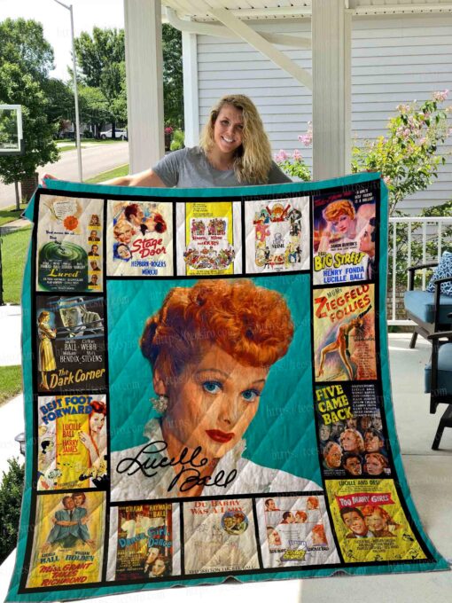 Buy Lucille Ball Quilt Blanket & Quilt Bedding Set 01