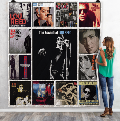 Buy Lou Reed Compilations Albums Quilt Blanket & Quilt Bedding Set For Fans Ver 13