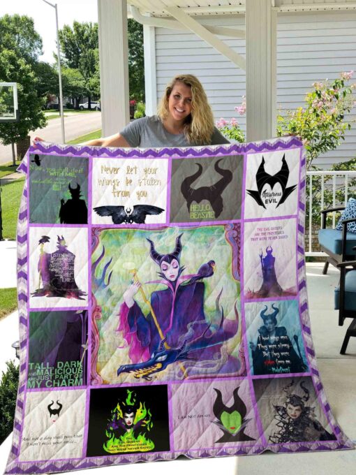 Buy Maleficent  Quilt Blanket & Quilt Bedding Set 03