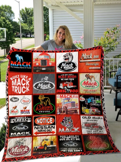 Buy Mack-Trucks Quilt Blanket & Quilt Bedding Set