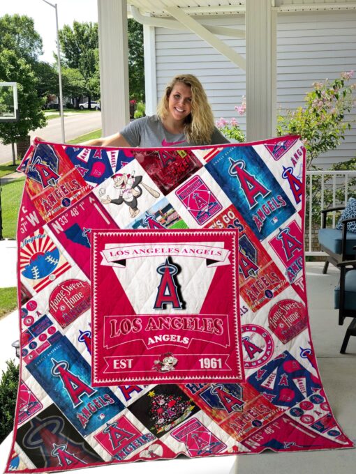 Buy Los Angeles Angels Quilt Blanket & Quilt Bedding Set