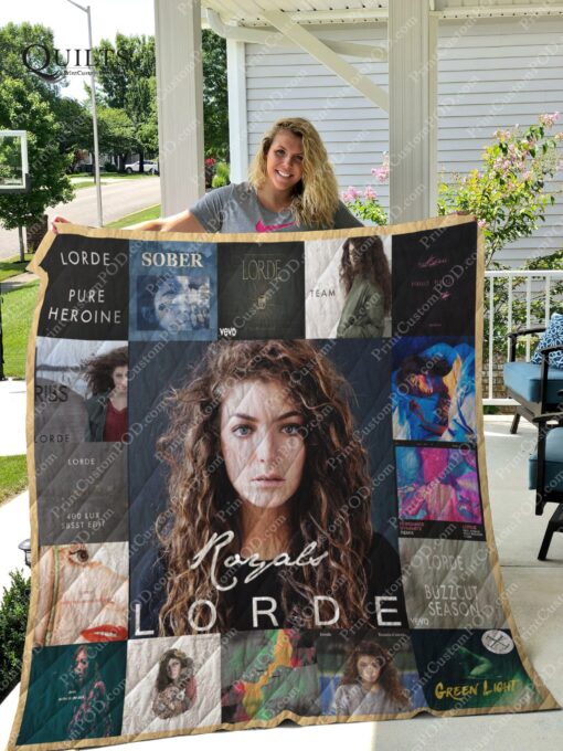 Buy Lorde Albums Quilt Blanket & Quilt Bedding Set For Fans Ver 17