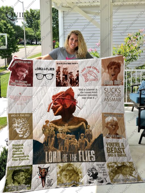 Buy Lord Of The Flies T-Shirt Quilt Blanket & Quilt Bedding Set