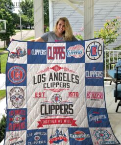 Buy Los Angeles Clippers Quilt Blanket & Quilt Bedding Set Ver 17