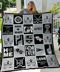 Buy Los Angeles Kings Quilt Blanket & Quilt Bedding Set 04