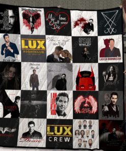 Buy Lucifer T-Shirt Quilt Blanket & Quilt Bedding Set For Fans